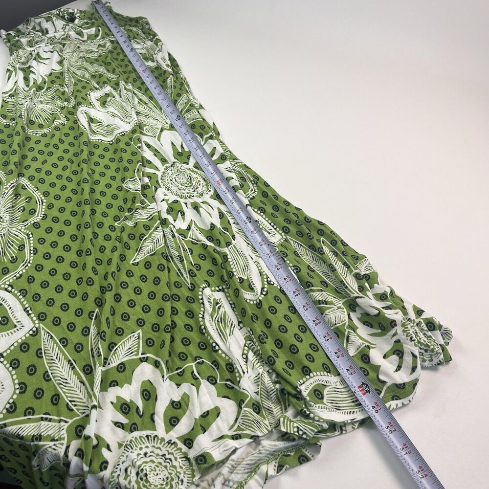 Old Navy Y2K Babydoll Floral Maxi Dress Smal Green - Picture 12 of 14